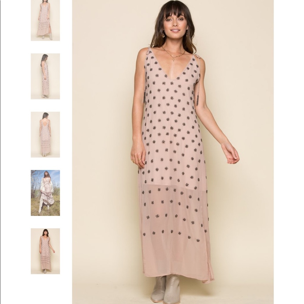 SHOP RAGA ‘Seeing Stars Tie Strap Maxi Dress’
